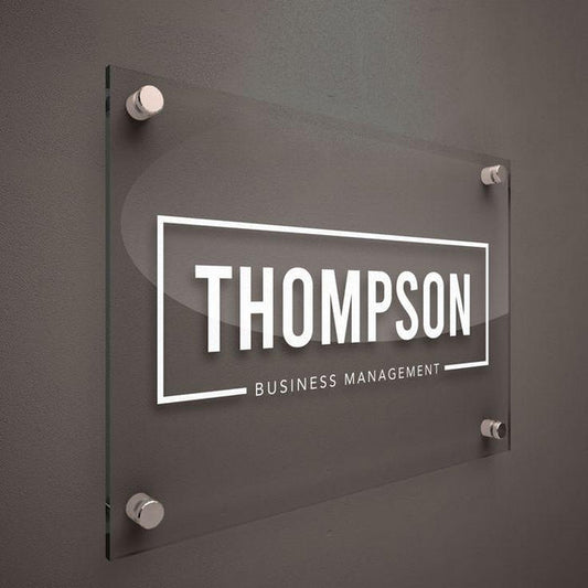 Frosted Acrylic business signage for corporate companies