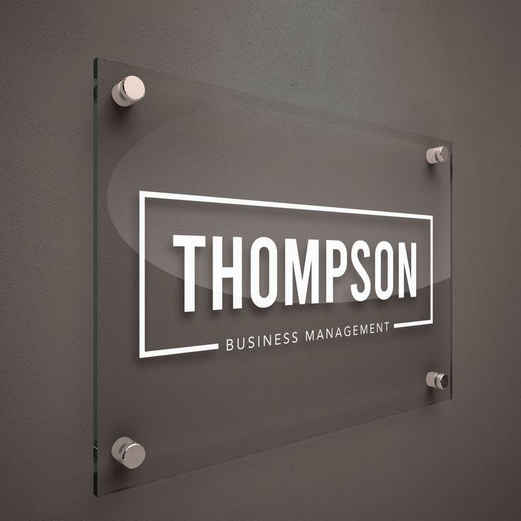 Professional custom office signs personalized for business Acrylic Signage - Laser Culture