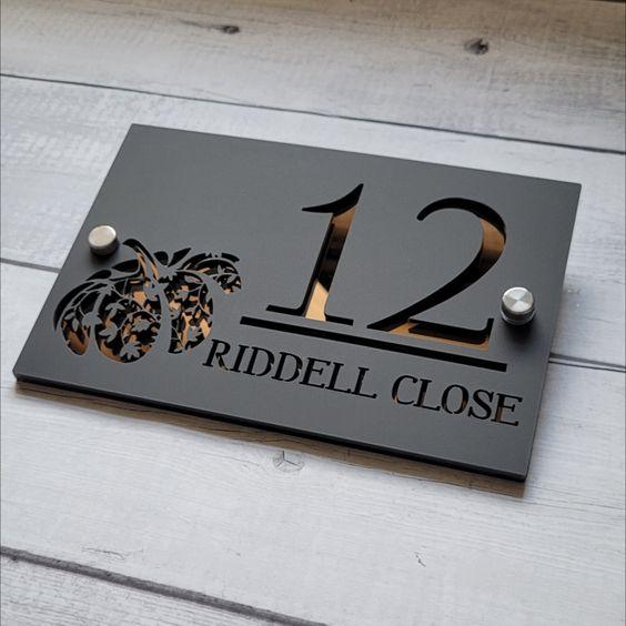 Professionally crafted business address signs-40x30cm - Laser Culture