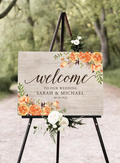 Personalized Wedding custom signs for couples