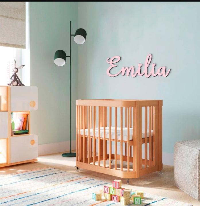 Custom Name Sign Personalized Wooden Name Sign for Nursery Wall Decor Wood Letters Baby Nursery Name Sign Wooden Sign Baby Name Sign - Laser Culture